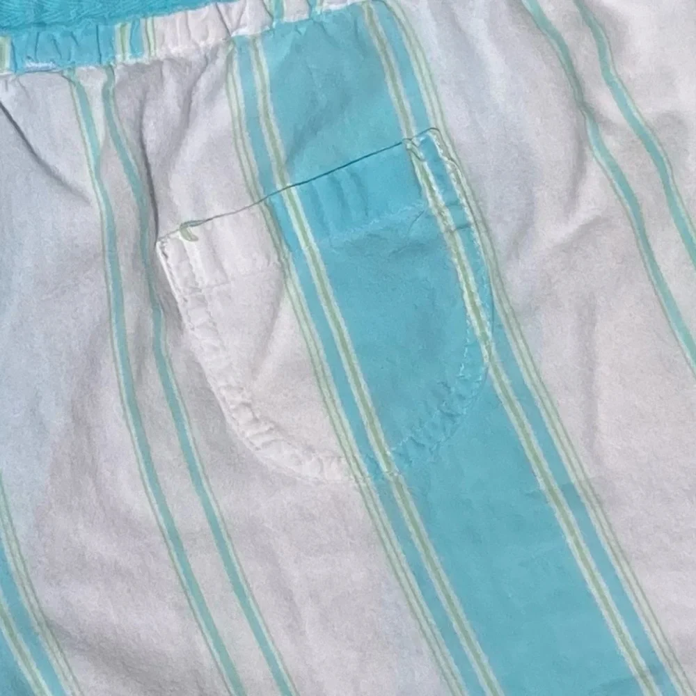 Gap Shorts Cotton Lightweight Turquoise White Extra Small - Picture 14 of 15